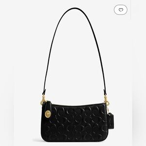Coach Black Patent Leather Shoulder Bag